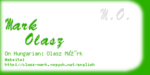 mark olasz business card